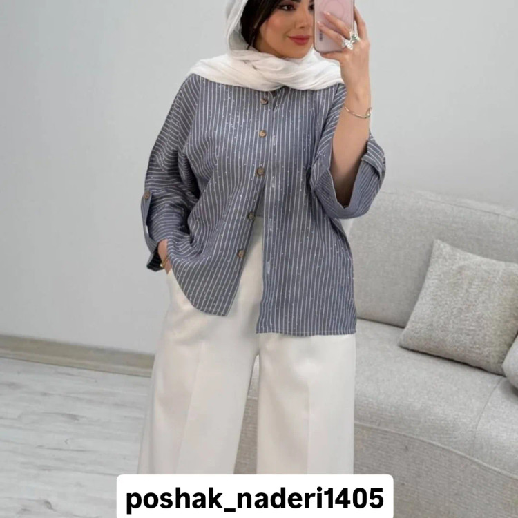 شومیز فول نگین
