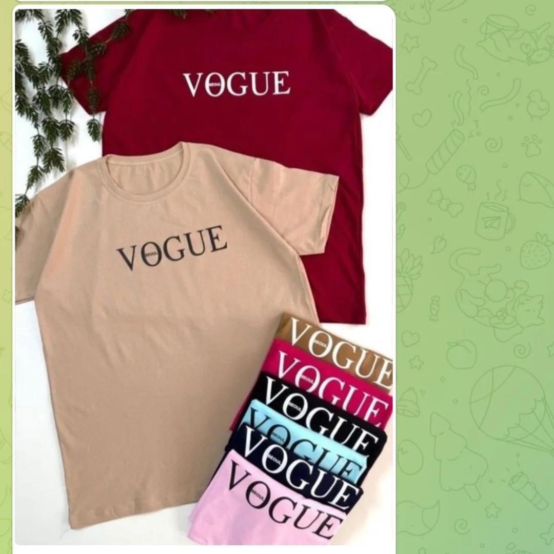 تی شرت VOGUE سایز فری ۴۴